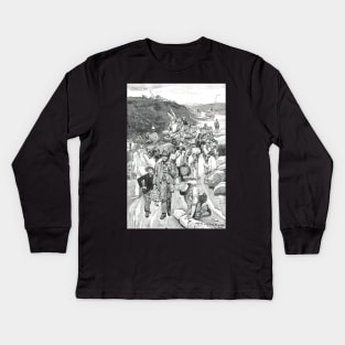 Victorian gold rush, Victoria, Australia Kids Long Sleeve T-Shirt